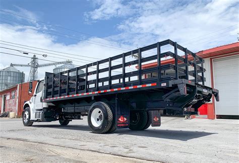 wood stake sides for flatbed truck|New & Used Flatbed Trucks For Sale .